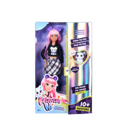 Kawaii Hi Puppe Cora – Sammelpuppe mit Tieren & Rucksack ab 3 Jahre