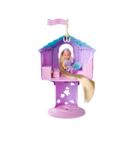 Simba Toys Rapunzelturm mit Rapunzel-Puppe & Haar zum Stylen – Ab 3 Jahren