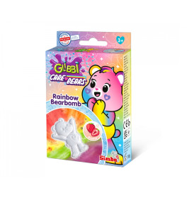 Simba Glibbi Care Bears Bearbomb – Bunte Badebombe mit magischem Regenbogen-Badespaß