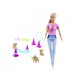 Steffi Love Dog Trainer Puppenset – Hundetraining für Kinder ab 3 Jahren