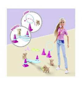 Steffi Love Dog Trainer Puppenset – Hundetraining für Kinder ab 3 Jahren