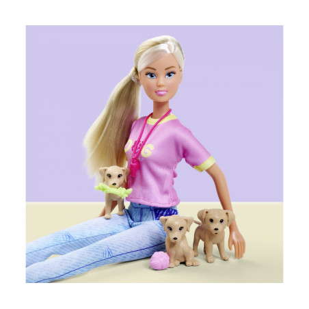 Steffi Love Dog Trainer Puppenset – Hundetraining für Kinder ab 3 Jahren