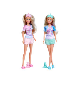 Simba Steffi Love Pyjama – 2 zauberhafte Sets für gemütliche Puppenabende sortiert