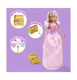 Steffi Love Princess Diamond Puppe – Pinkes Glitzerkleid & Accessoires