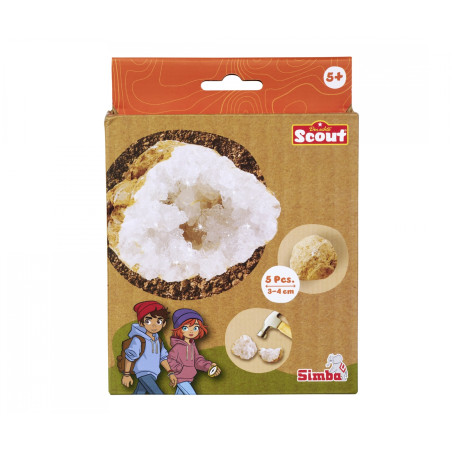 Simba Scout Geoden 5 Stück – Entdecke eigene Kristalle – spannendes Experiment