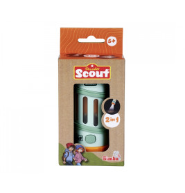 Simba Scout Taschenlampe 2-in-1: LED Licht & Signalpfeife für Abenteurer