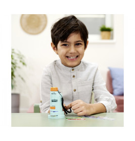 Simba Scout Taschenmikroskop: Kompakt, 40-60x Vergrößerung & LED. Ideal für kleine Forscher ab 8 Jahren.