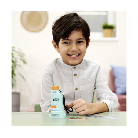 Simba Scout Taschenmikroskop: Kompakt, 40-60x Vergrößerung & LED. Ideal für kleine Forscher ab 8 Jahren.