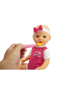 Simba NewBorn Baby Hungry Puppe mit Zubehör | Füttern & Kuscheln