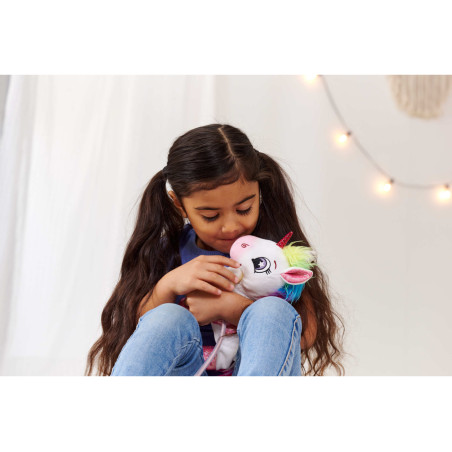 Simba Toys PetZoo Rainbow Unicorn Plüschtier – Kuscheltier mit Regenbogenmähne für Babys