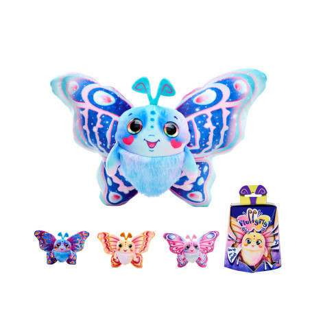 Fluffyfly Plüsch-Schmetterling – Magisches Kuscheltier mit Wow-Effekt & Konfetti | Simba Toys