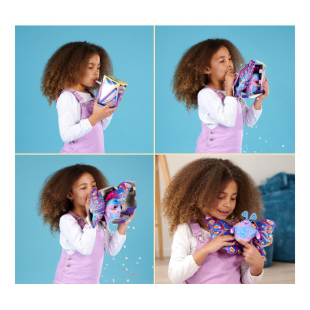 Fluffyfly Plüsch-Schmetterling – Magisches Kuscheltier mit Wow-Effekt & Konfetti | Simba Toys