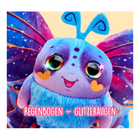 Fluffyfly Plüsch-Schmetterling – Magisches Kuscheltier mit Wow-Effekt & Konfetti | Simba Toys