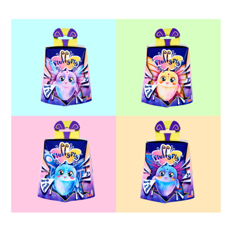 Fluffyfly Plüsch-Schmetterling – Magisches Kuscheltier mit Wow-Effekt & Konfetti | Simba Toys