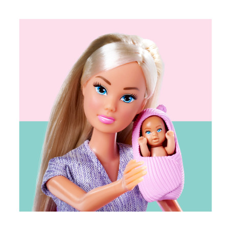 Simba Welcome Baby Puppen-Set – 29cm Weichkörperpuppe mit 12 Teilen Zubehör (105733988)