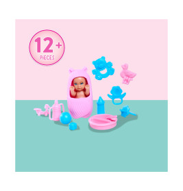 Simba Welcome Baby Puppen-Set – 29cm Weichkörperpuppe mit 12 Teilen Zubehör (105733988)