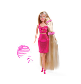 SL Dream Hair Puppe mit blonden Zöpfen & rosa Outfit – Spielspaß für Kinder ab 3 Jahren