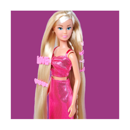SL Dream Hair Puppe mit blonden Zöpfen & rosa Outfit – Spielspaß für Kinder ab 3 Jahren