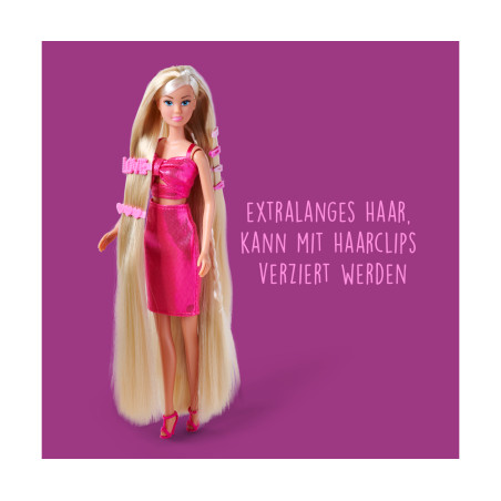 SL Dream Hair Puppe mit blonden Zöpfen & rosa Outfit – Spielspaß für Kinder ab 3 Jahren
