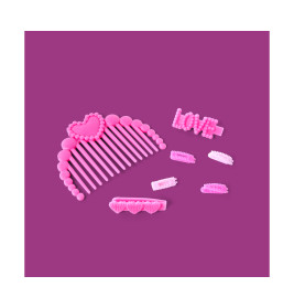 SL Dream Hair Puppe mit blonden Zöpfen & rosa Outfit – Spielspaß für Kinder ab 3 Jahren