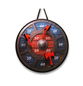 Simba Axtwurfspiel für sicheren Wurfspaß – Für Garten & Party | Familienspiel ab 3 Jahren (4006592103156)