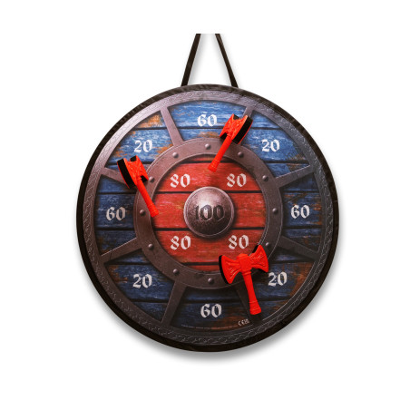 Simba Axtwurfspiel für sicheren Wurfspaß – Für Garten & Party | Familienspiel ab 3 Jahren (4006592103156)