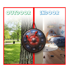 Simba Axtwurfspiel für sicheren Wurfspaß – Für Garten & Party | Familienspiel ab 3 Jahren (4006592103156)