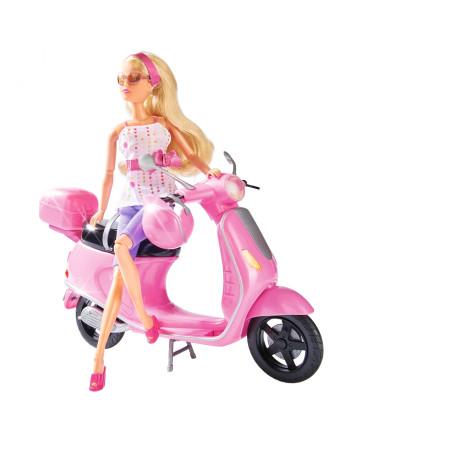 Steffi Love Chic City Scooter Set: Puppe, Roller & Helm - ab 3 Jahre