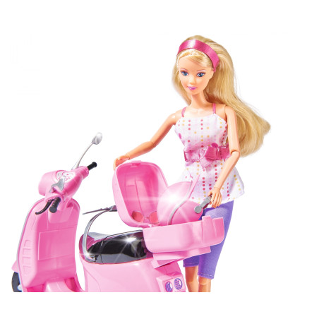 Steffi Love Chic City Scooter Set: Puppe, Roller & Helm - ab 3 Jahre