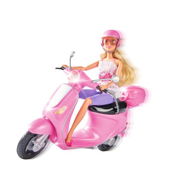 Steffi Love Chic City Scooter Set: Puppe, Roller & Helm - ab 3 Jahre