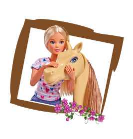 Steffi Love Riding Tour Puppe mit Pferd Set – Beweglich & Zubehör