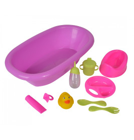 Simba New Born Baby Puppenbadewanne Set – 39cm mit Zubehör