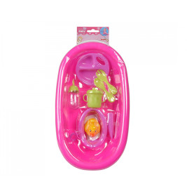 Simba New Born Baby Puppenbadewanne Set – 39cm mit Zubehör