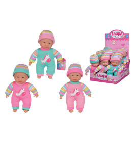 Simba Tiny Laura Softkörperpüppchen: 20 cm Babypuppe mit Strampler | Simba 105014609