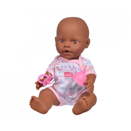 New Born Baby Vinylpuppe 30cm – Trink- & Pipi-Funktion | Spielpuppe ab 3 Jahren