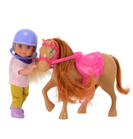 Simba Evi Love Evis Pony (3-fach sortiert) – Puppenset für Reitabenteuer (105737464)