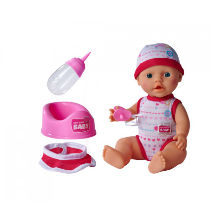 New Born Baby Puppen Set mit Trink- & Nässfunktion – Inkl. Zubehör