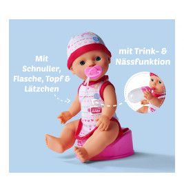 New Born Baby Puppen Set mit Trink- & Nässfunktion – Inkl. Zubehör