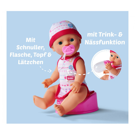 New Born Baby Puppen Set mit Trink- & Nässfunktion – Inkl. Zubehör