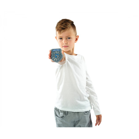 Simba Toys Polizei Basic Set | Rollenspiel mit Marke, Pistole, Funkgerät & Handschellen | Ab 3 Jahren