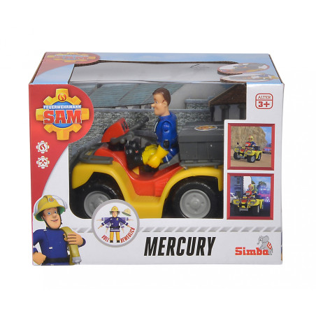 Feuerwehrmann Sam: Mercury Quad mit Figur & Zubehör – Spielzeug ab 3 Jahre