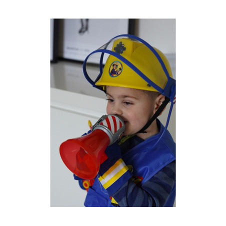 Simba Toys Feuerwehrmann Sam Megaphon mit Stimmenverzerrer – Spielzeug ab 3 Jahren