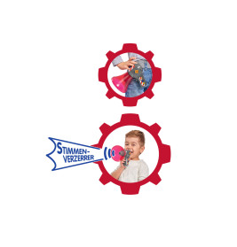 Simba Toys Feuerwehrmann Sam Megaphon mit Stimmenverzerrer – Spielzeug ab 3 Jahren