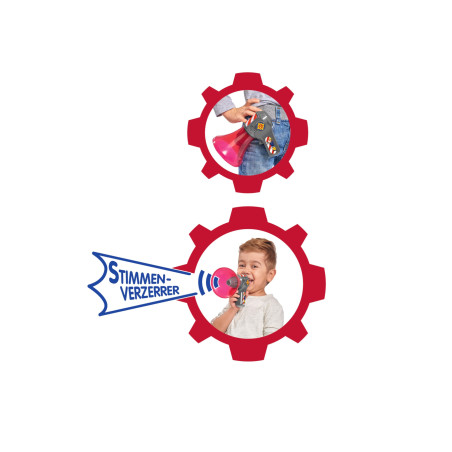 Simba Toys Feuerwehrmann Sam Megaphon mit Stimmenverzerrer – Spielzeug ab 3 Jahren