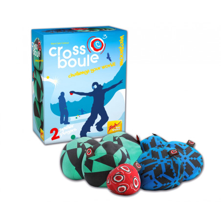 Zoch CrossBoule Set MOUNTAIN – Boule für Outdoor & Indoor | Wasserfest & Schwimmfähig