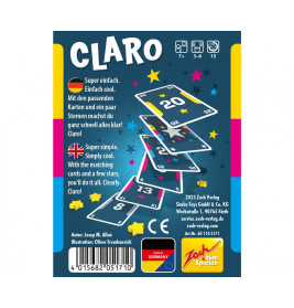 Zoch Claro – Das spannende Kartenspiel: Hier zählt nur die letzte Karte! Für 3-6 Spieler ab 7 Jahren.