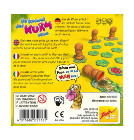 Zoch Da kommt der Wurm raus - Buntes Würfelspiel für Kinder ab 5 Jahren