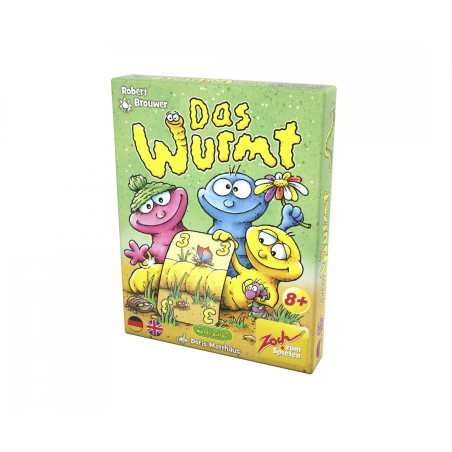 Zoch 'Das wurmt!' Kartenspiel – Spannendes Wurm-Wachstum: Strategie & Spielspaß für 2-5 Spieler! (4015682052014)