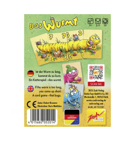 Zoch 'Das wurmt!' Kartenspiel – Spannendes Wurm-Wachstum: Strategie & Spielspaß für 2-5 Spieler! (4015682052014)