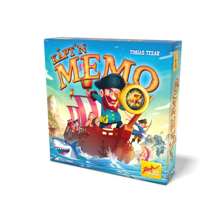 Zoch Käpt'n Memo – Das spannende Gedächtnisspiel für 2-5 Spieler ab 8 Jahren